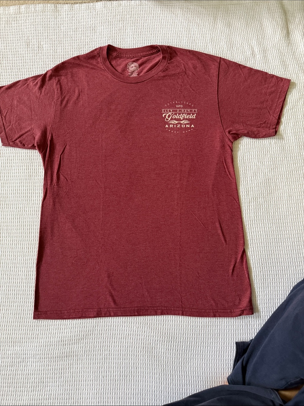 Arizona unisex Maroon Crewneck T-Shirt